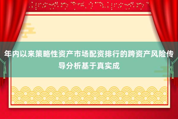 年内以来策略性资产市场配资排行的跨资产风险传导分析基于真实成